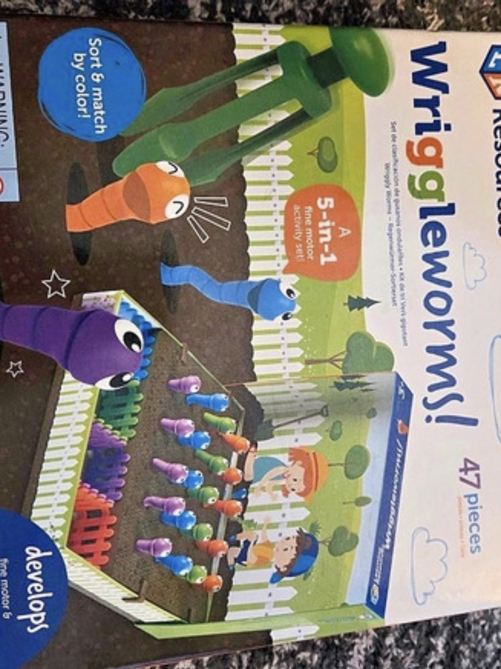 Learning Resources Wriggleworms! Fine Motor Activity Set